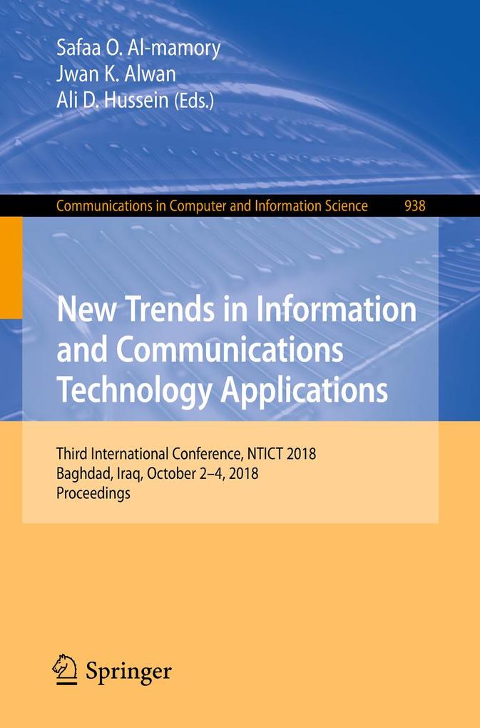 Produktbild: New Trends in Information and Communications Technology Applications