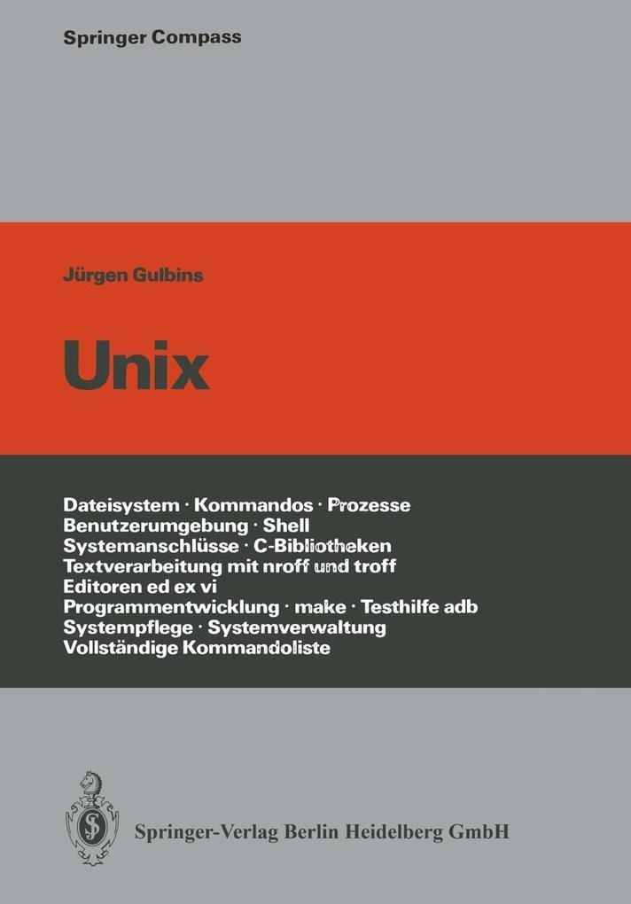 Produktbild: UNIX | J. Gulbins