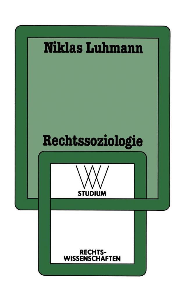 Produktbild: Rechtssoziologie | Niklas Luhmann