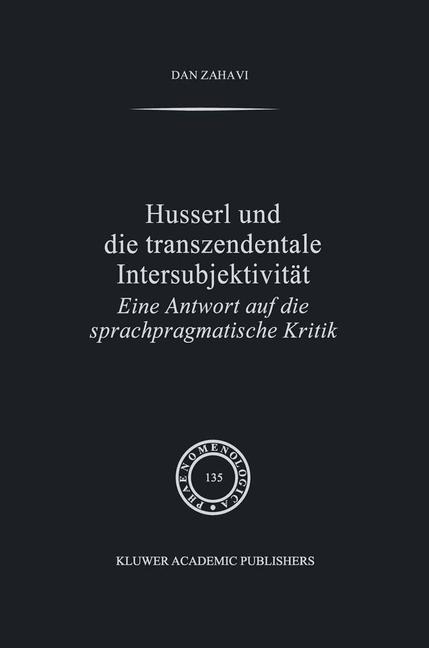 Produktbild: Husserl und Die Transzendentale Intersubjektivität | D. Zahavi