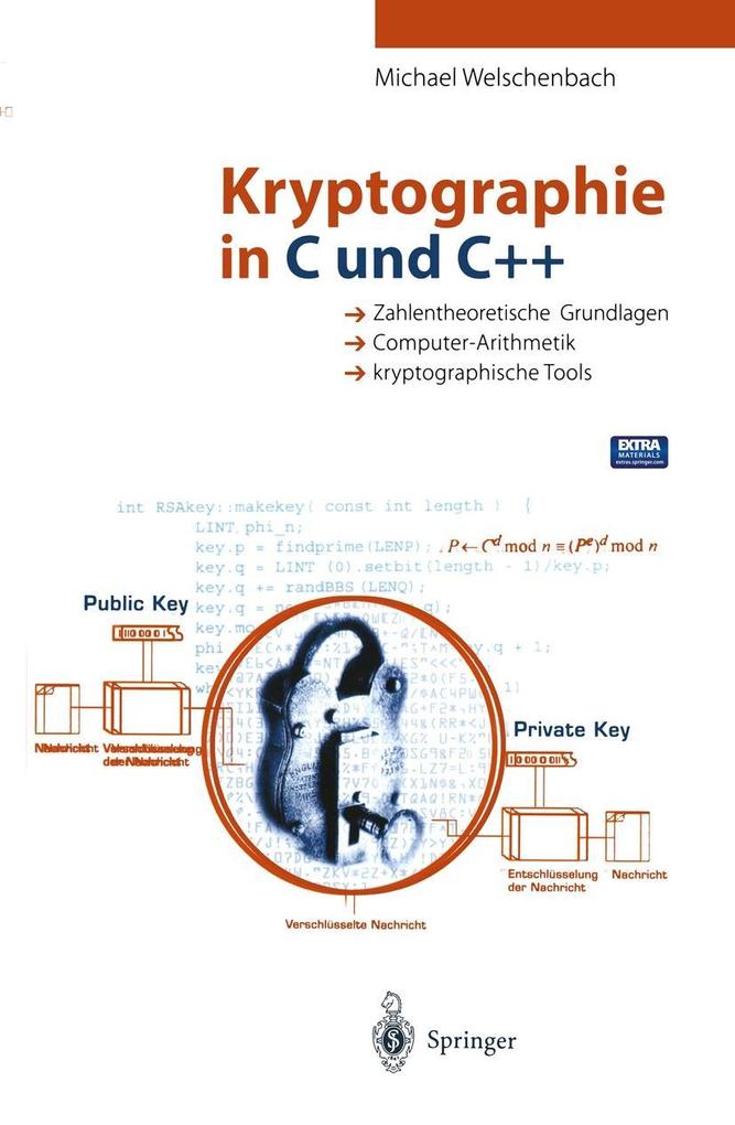 Produktbild: Kryptographie in C und C++ | Michael Welschenbach