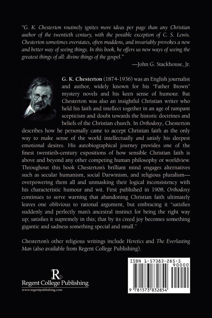Weitere Ansicht: Orthodoxy | G. K. Chesterton