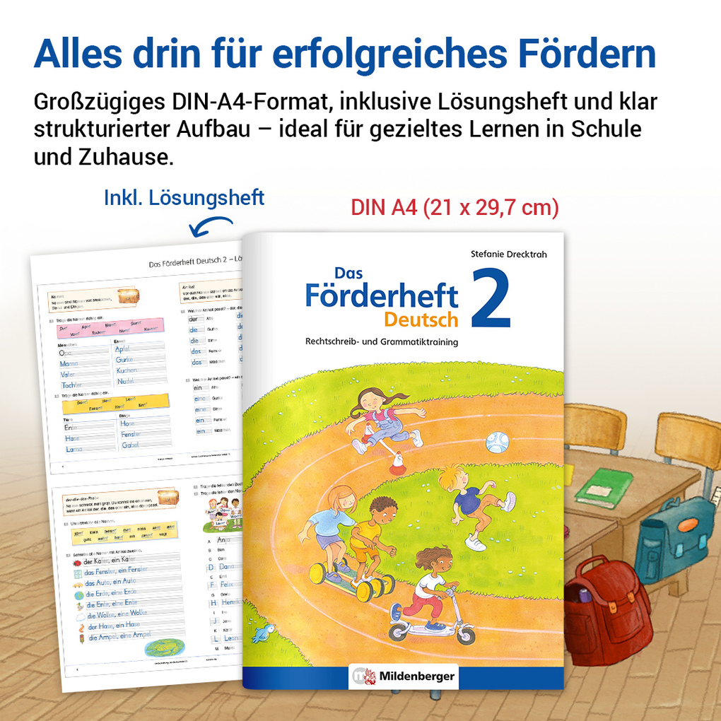 Weitere Ansicht: Das Förderheft Deutsch 2 | Stefanie Drecktrah