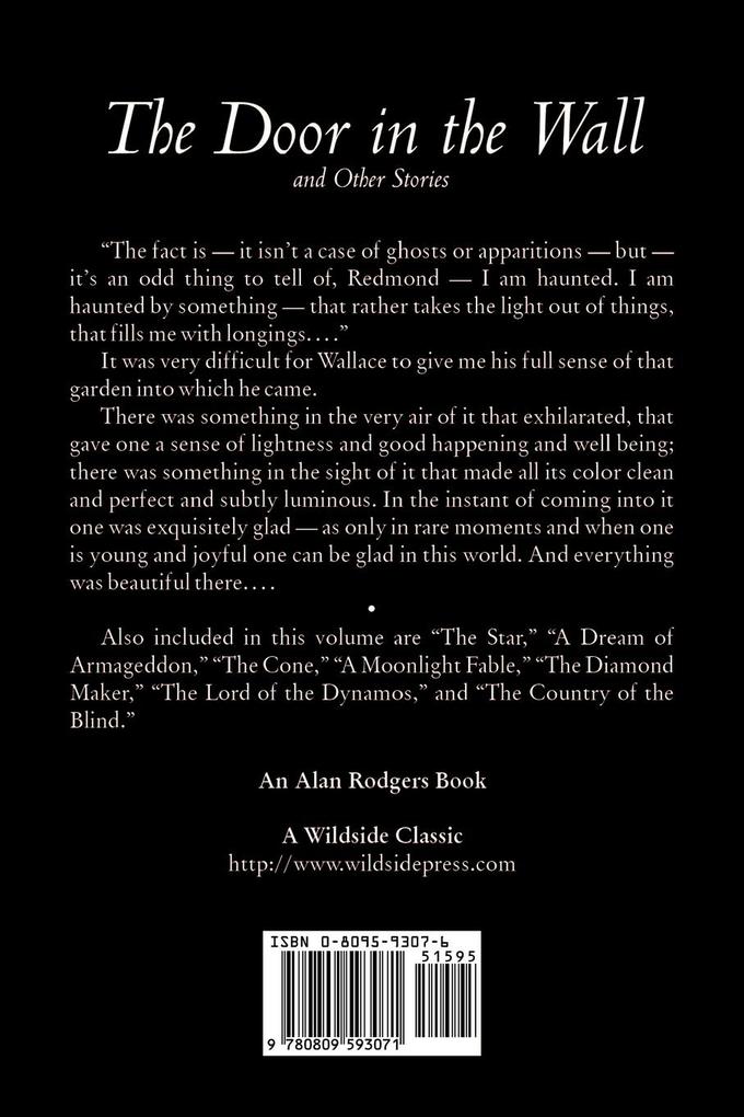 Weitere Ansicht: The Door in the Wall and Other Stories by H. G. Wells, Science Fiction, Literary | H. G. Wells