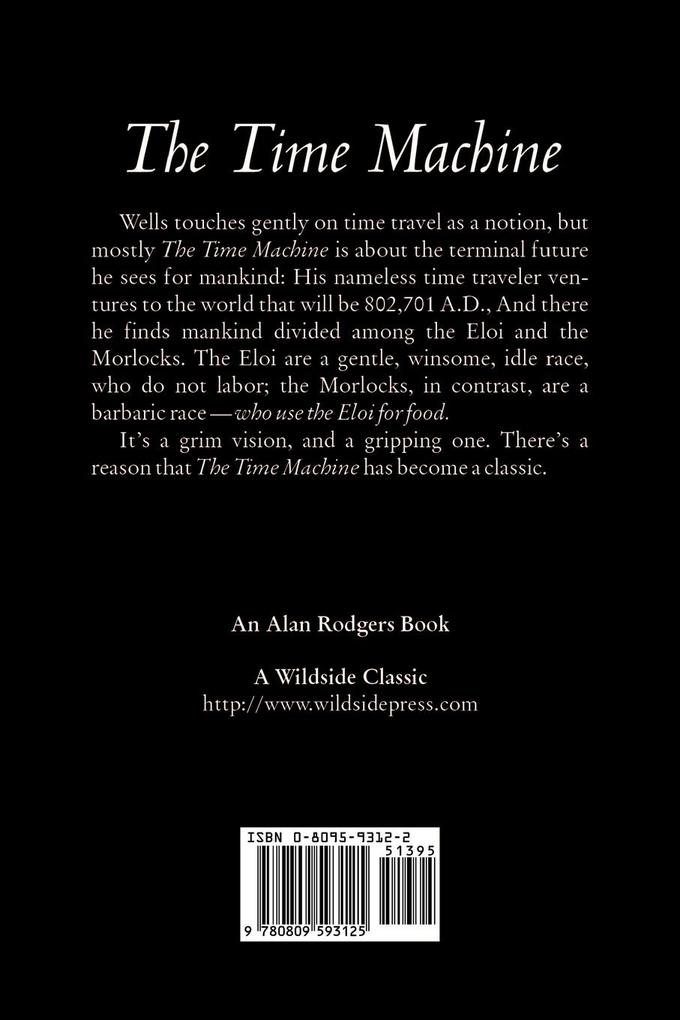 Weitere Ansicht: The Time Machine by H. G. Wells, Fiction, Classics | H. G. Wells