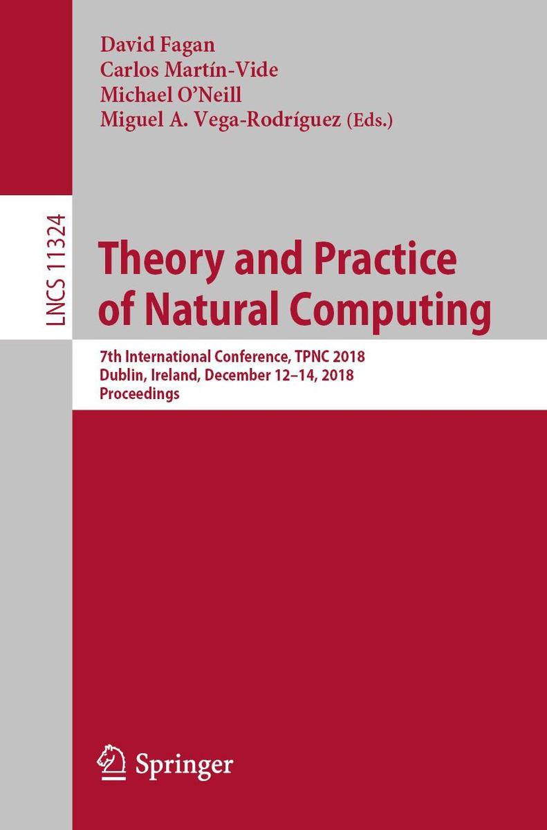 Produktbild: Theory and Practice of Natural Computing