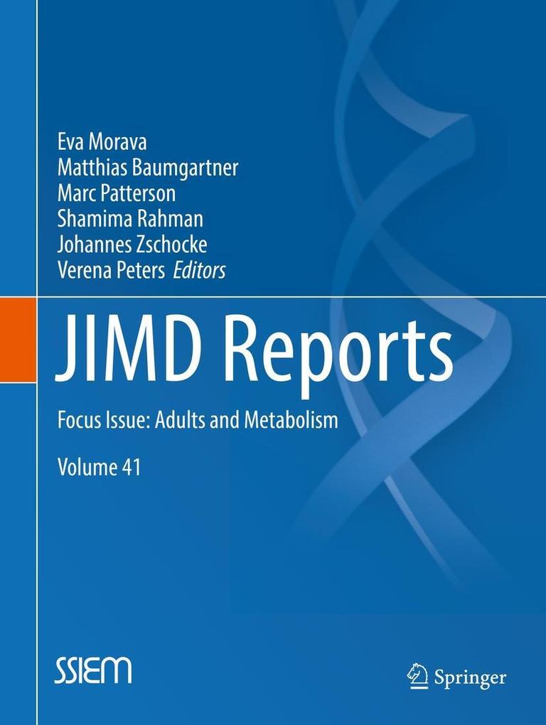 Produktbild: JIMD Reports, Volume 41