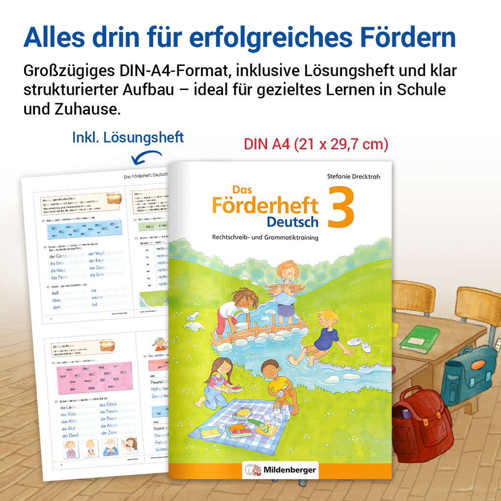 Weitere Ansicht: Das Förderheft Deutsch 3 | Stefanie Drecktrah