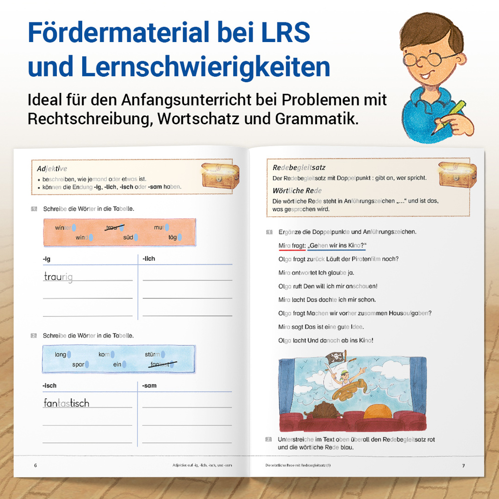 Weitere Ansicht: Das Förderheft Deutsch 4 | Stefanie Drecktrah