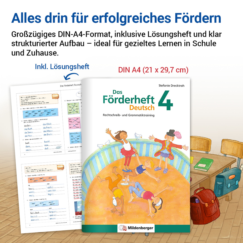 Weitere Ansicht: Das Förderheft Deutsch 4 | Stefanie Drecktrah