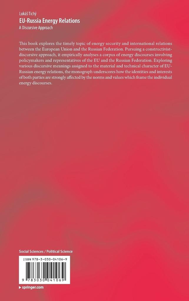 Weitere Ansicht: EU-Russia Energy Relations | Lukáš Tichý