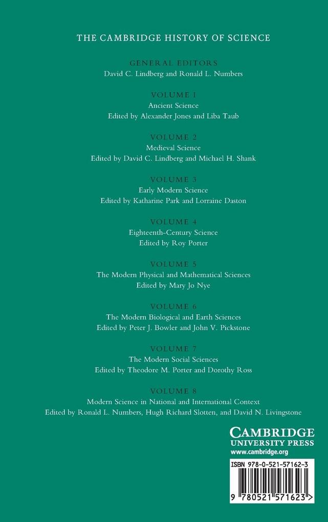 Weitere Ansicht: The Cambridge History of Science