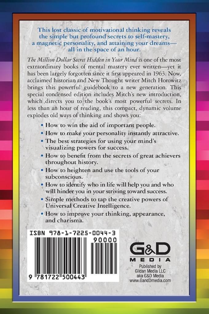 Weitere Ansicht: The Million Dollar Secret Hidden in Your Mind (Condensed Classics) | Anthony Norvell, Mitch Horowitz