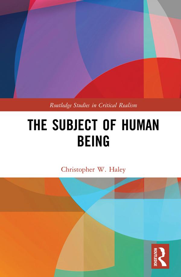 Produktbild: The Subject of Human Being | Christopher W. Haley
