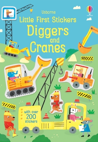 Weitere Ansicht: Little First Stickers Diggers and Cranes | Hannah Watson