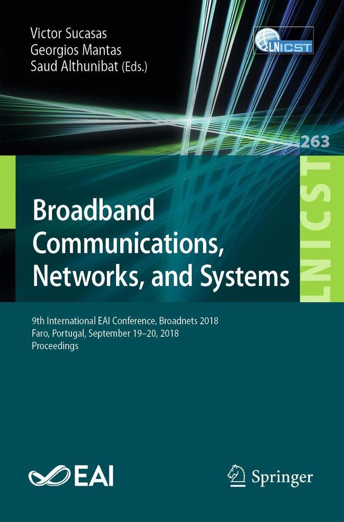 Produktbild: Broadband Communications, Networks, and Systems