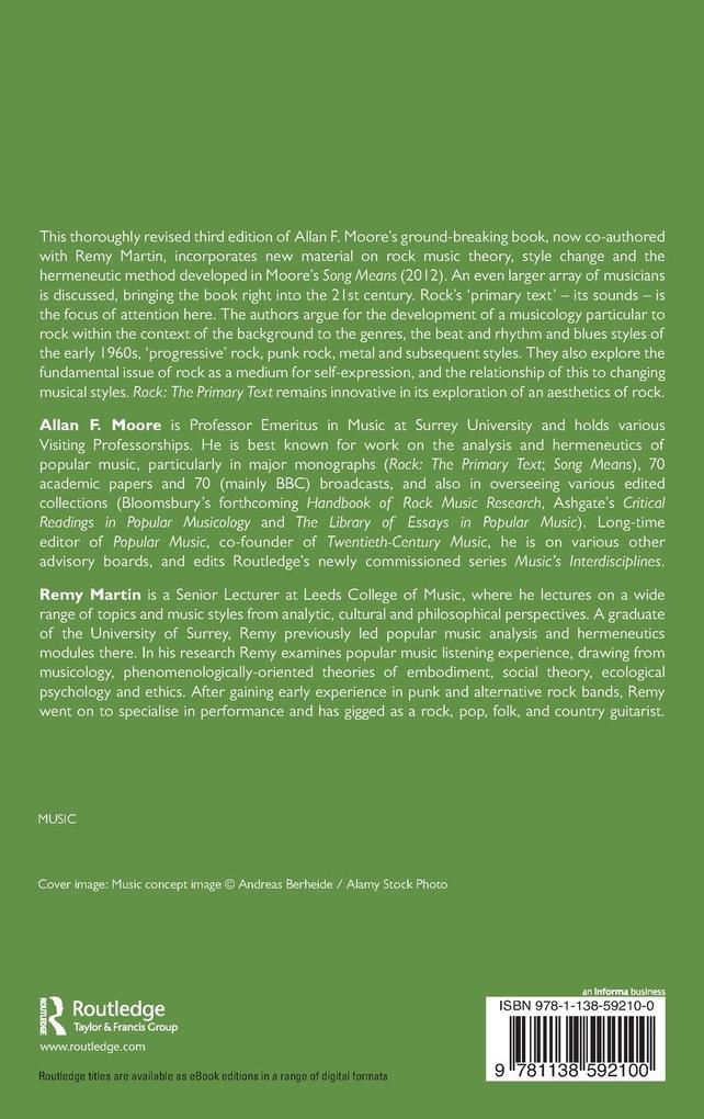 Weitere Ansicht: Rock | Allan Moore, Remy Martin