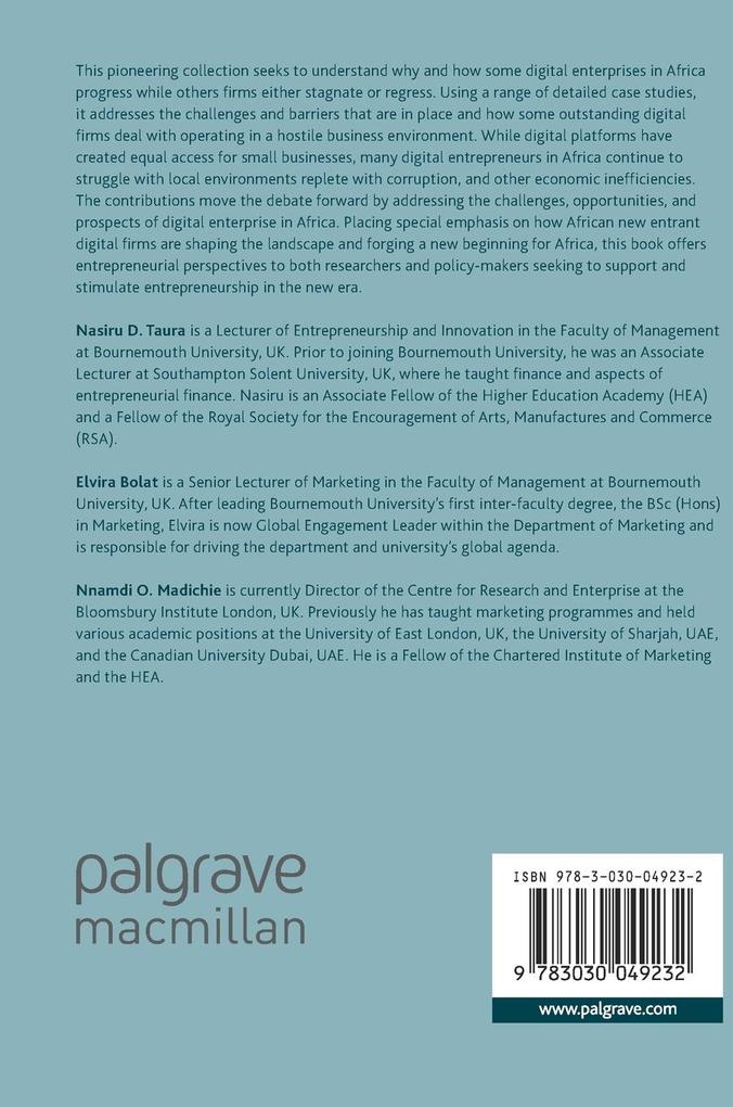 Weitere Ansicht: Digital Entrepreneurship in Sub-Saharan Africa