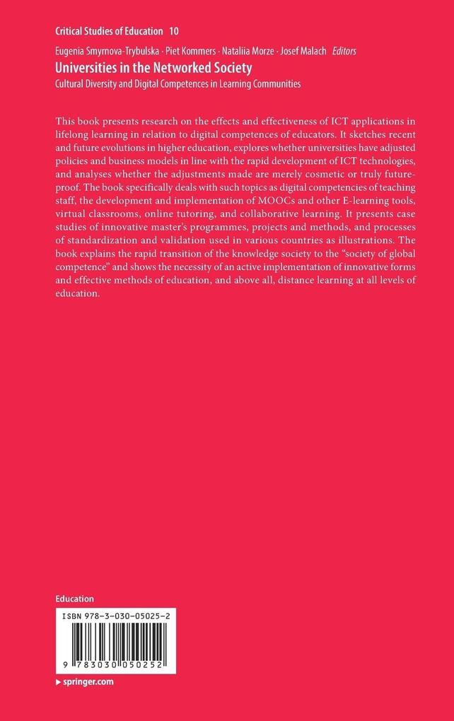 Weitere Ansicht: Universities in the Networked Society