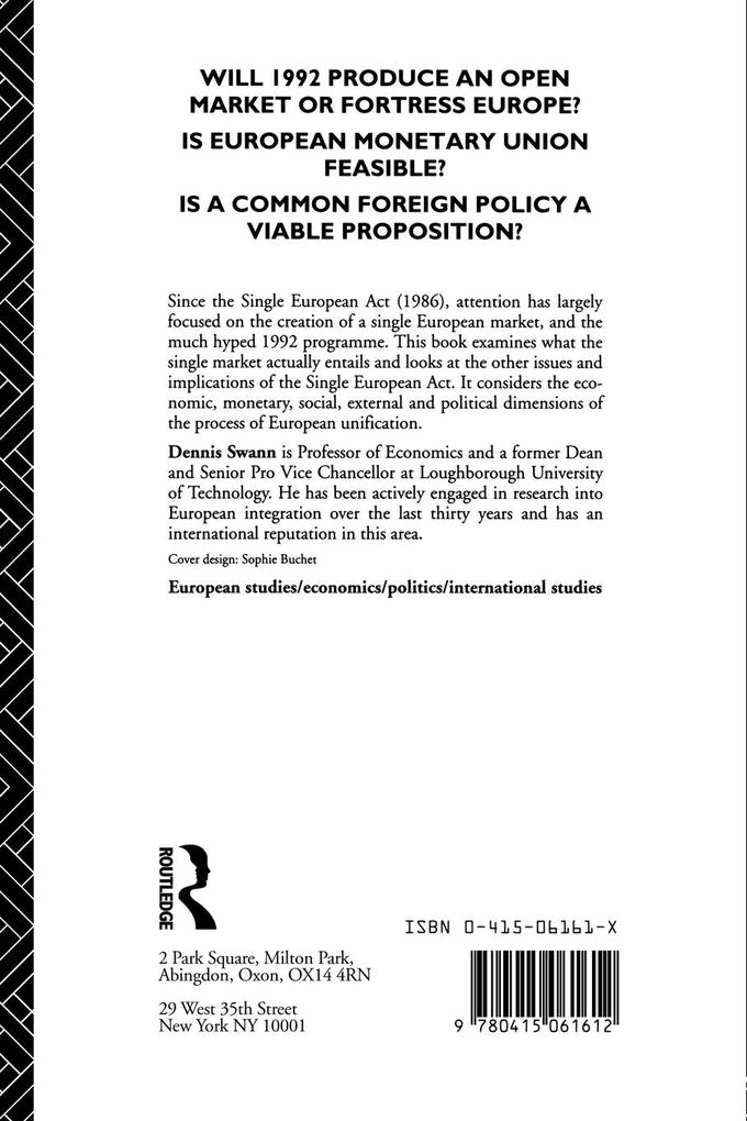 Weitere Ansicht: The Single European Market and Beyond
