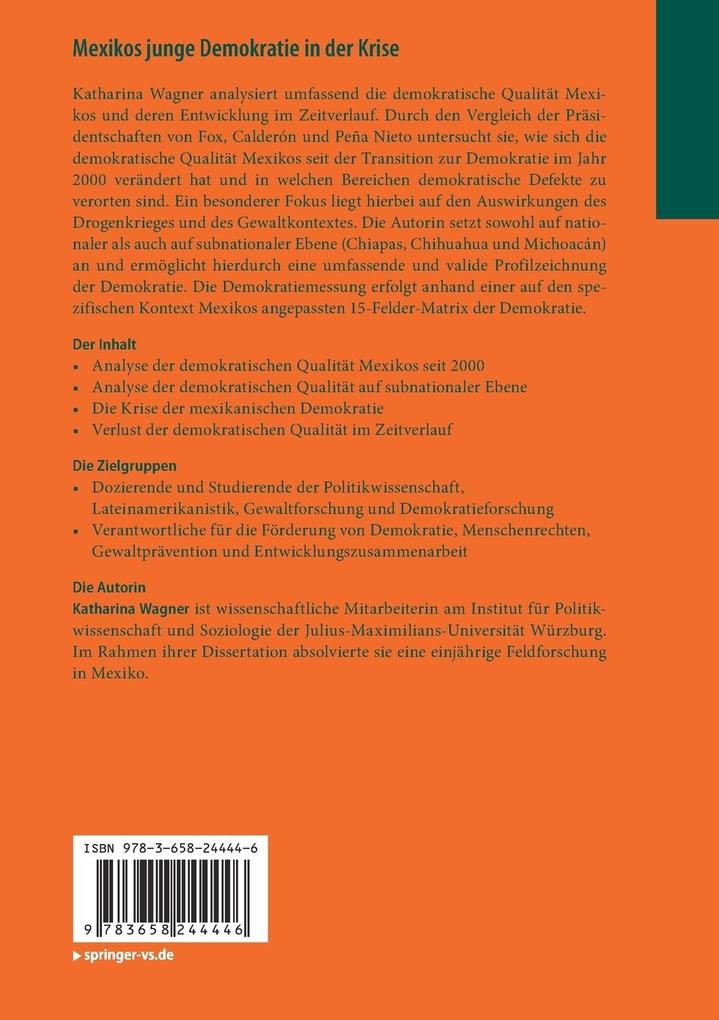 Weitere Ansicht: Mexikos junge Demokratie in der Krise | Katharina Wagner
