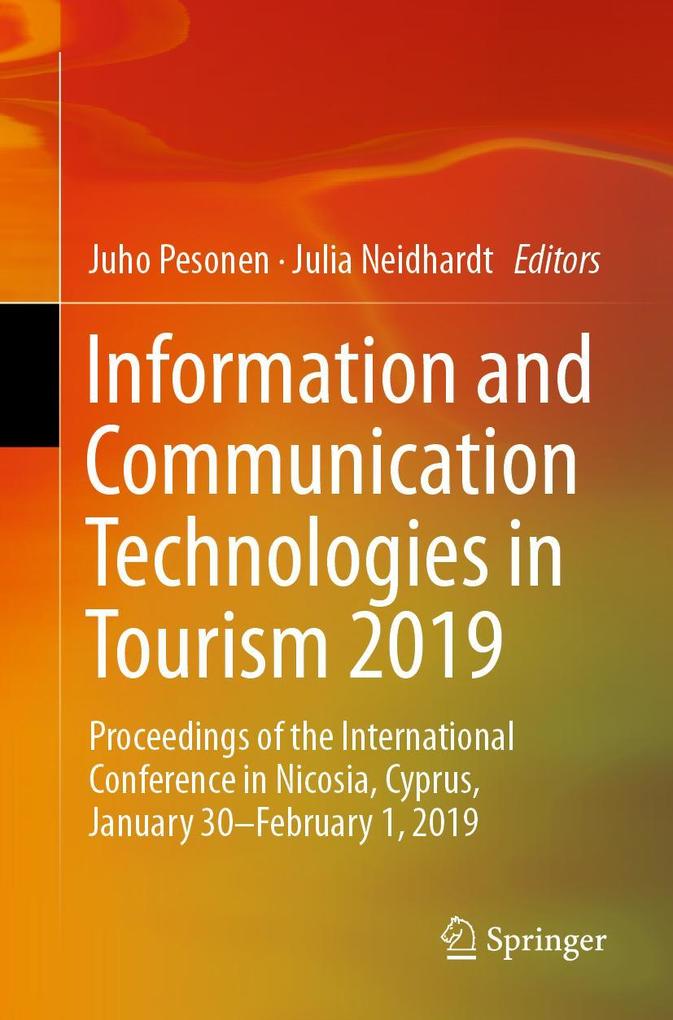 Produktbild: Information and Communication Technologies in Tourism 2019