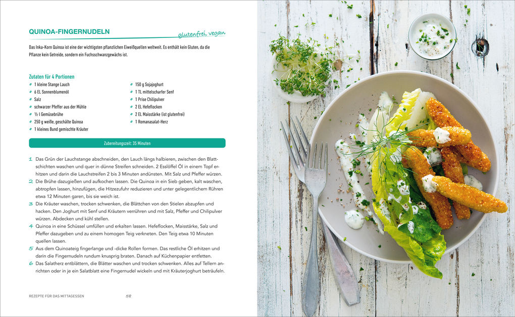 Weitere Ansicht: Das Protein-Kochbuch: Gesund, fit und schlank durch pflanzliche Proteine - Die perfekte Alternative und Ergänzung zu tierischem Eiweiß | Rose Marie Donhauser