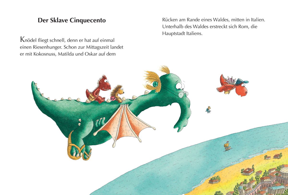 Weitere Ansicht: Der kleine Drache Kokosnuss bei den Römern | Ingo Siegner