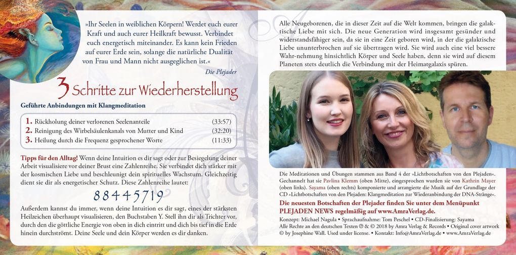 Weitere Ansicht: Lichtbotschaften von den Plejaden [Übungs-CD 5] | Pavlina Klemm