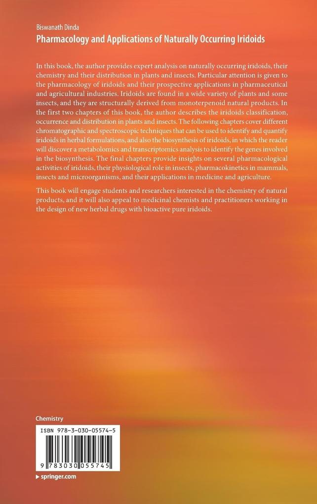 Weitere Ansicht: Pharmacology and Applications of Naturally Occurring Iridoids | Biswanath Dinda