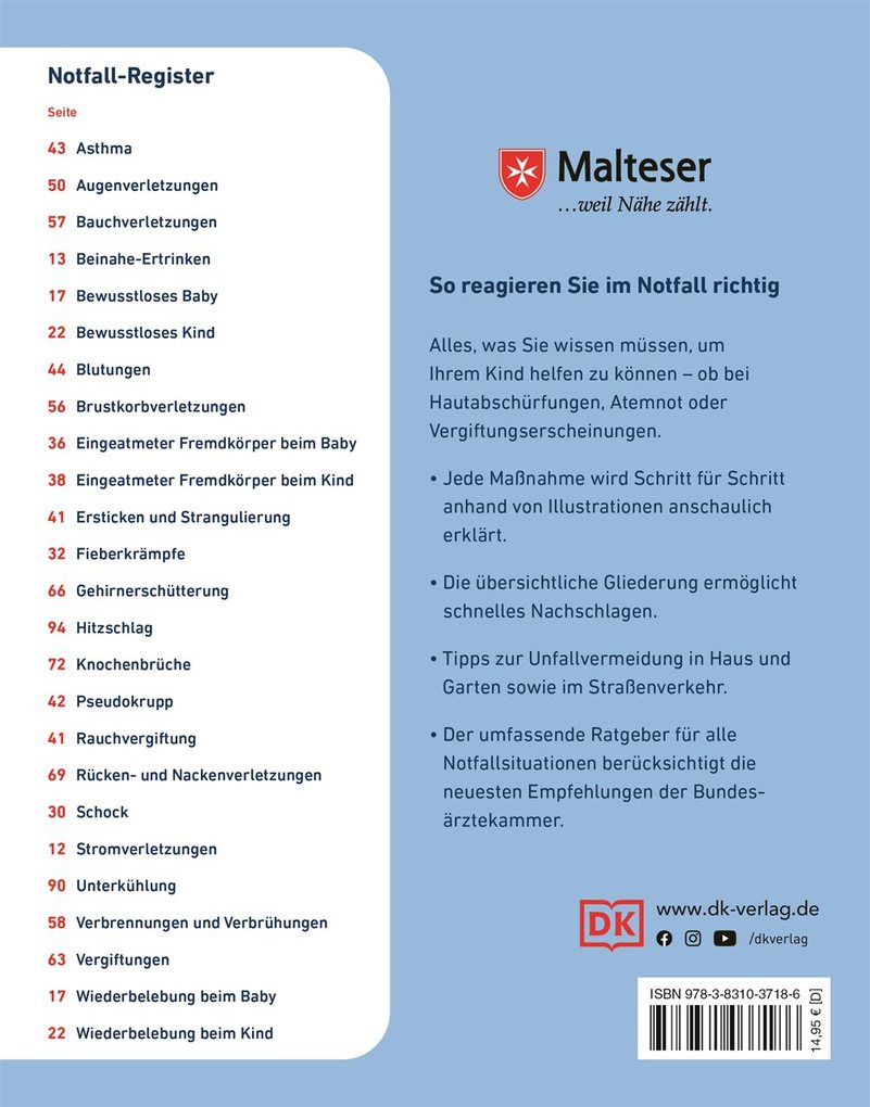 Weitere Ansicht: Erste Hilfe für Babys und Kinder | Malteser