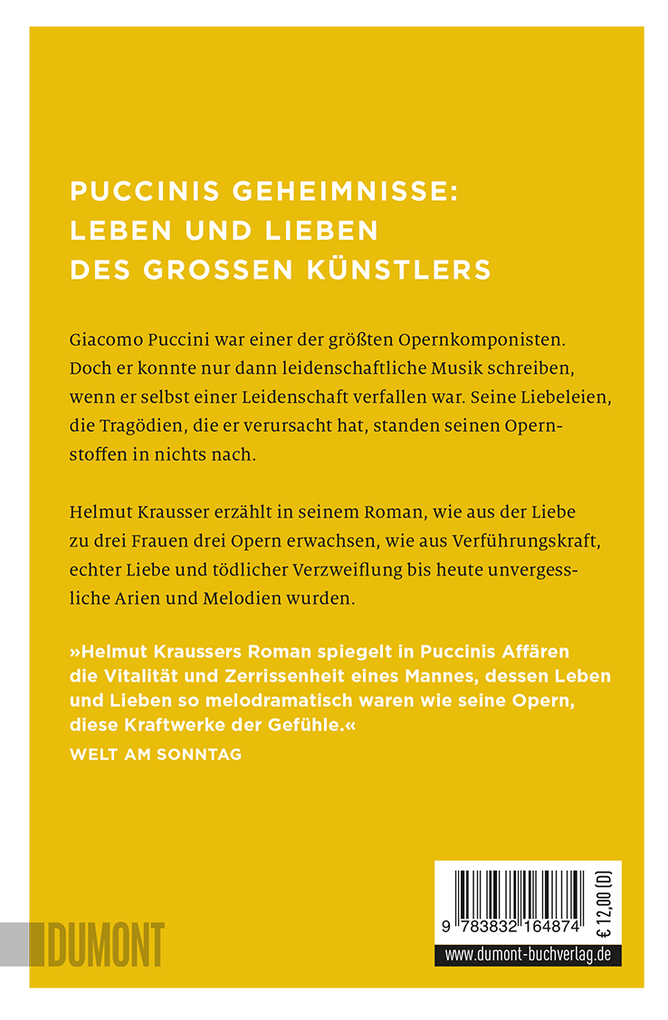 Weitere Ansicht: Die kleinen Gärten des Maestro Puccini | Helmut Krausser