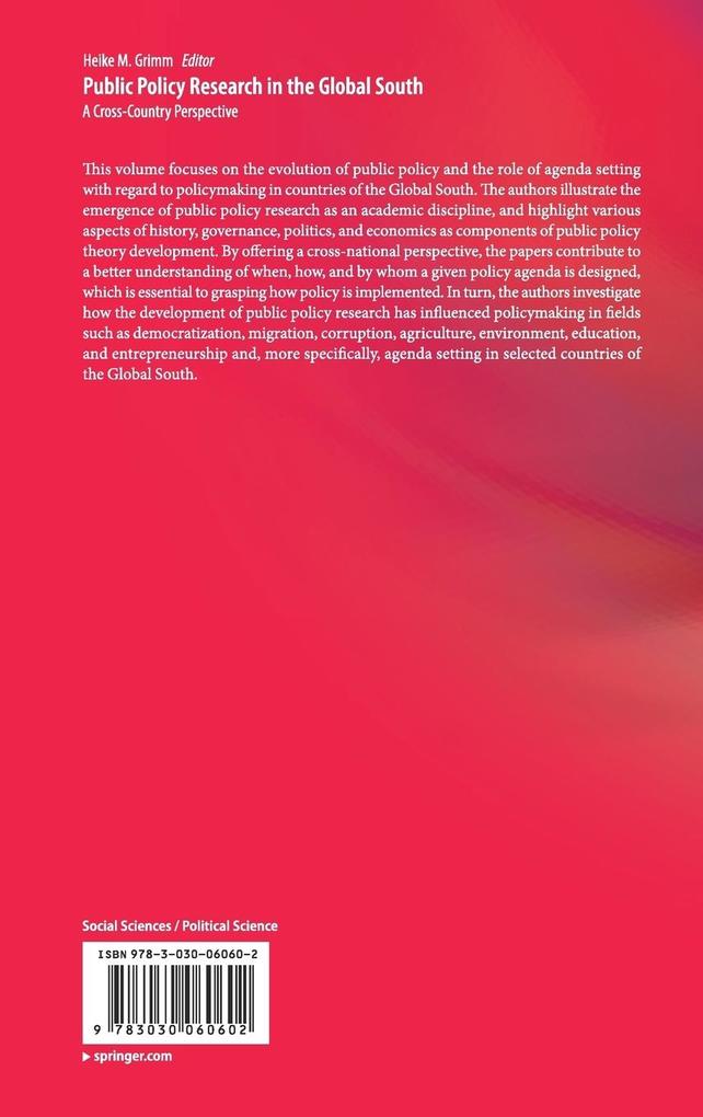 Weitere Ansicht: Public Policy Research in the Global South