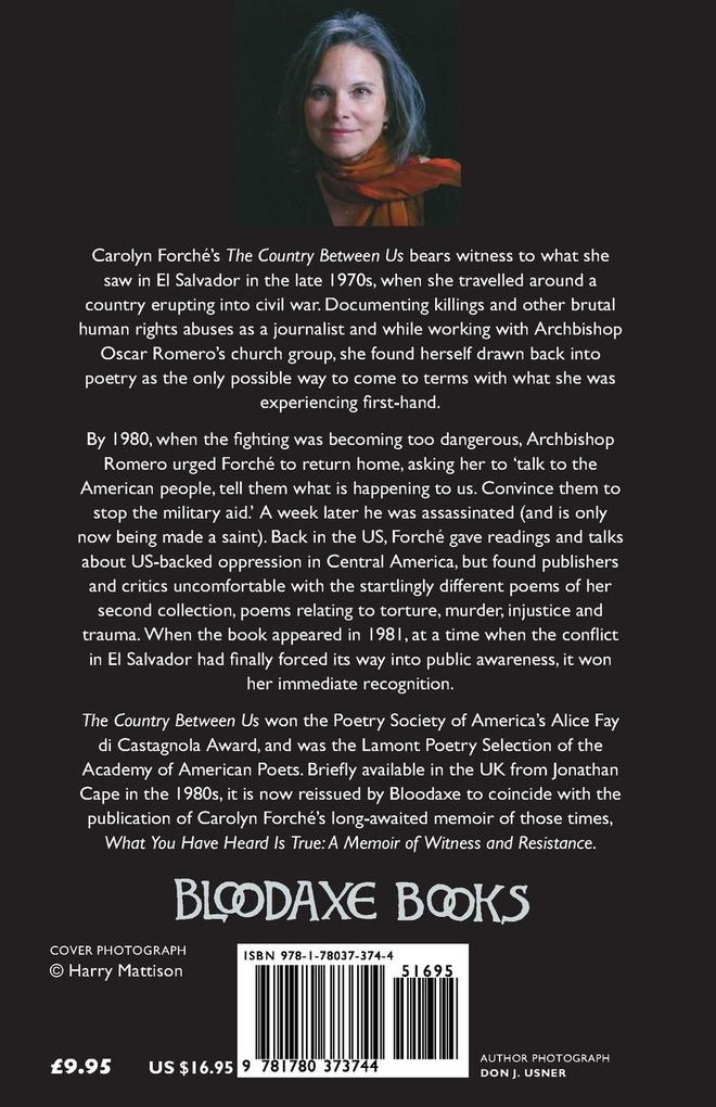 Weitere Ansicht: The Country Between Us | Carolyn Forché