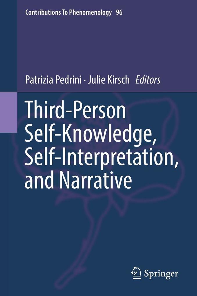 Produktbild: Third-Person Self-Knowledge, Self-Interpretation, and Narrative