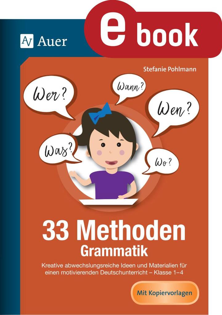 Produktbild: 33 Methoden Grammatik | Stefanie Pohlmann
