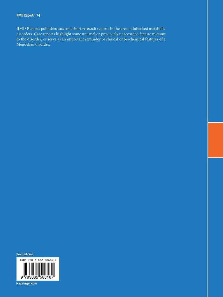 Weitere Ansicht: JIMD Reports, Volume 44