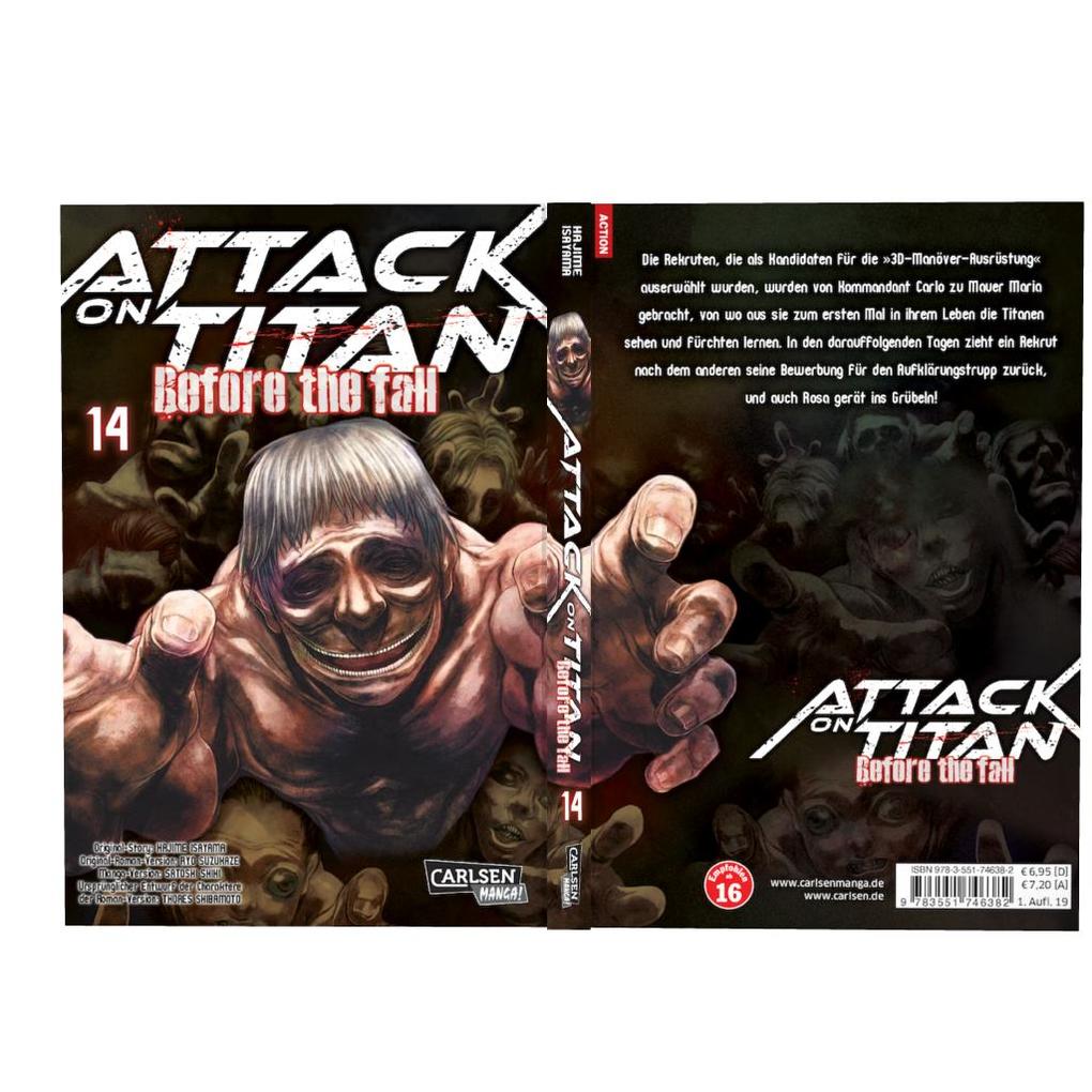 Weitere Ansicht: Attack on Titan - Before the Fall 14 | Hajime Isayama, Ryo Suzukaze