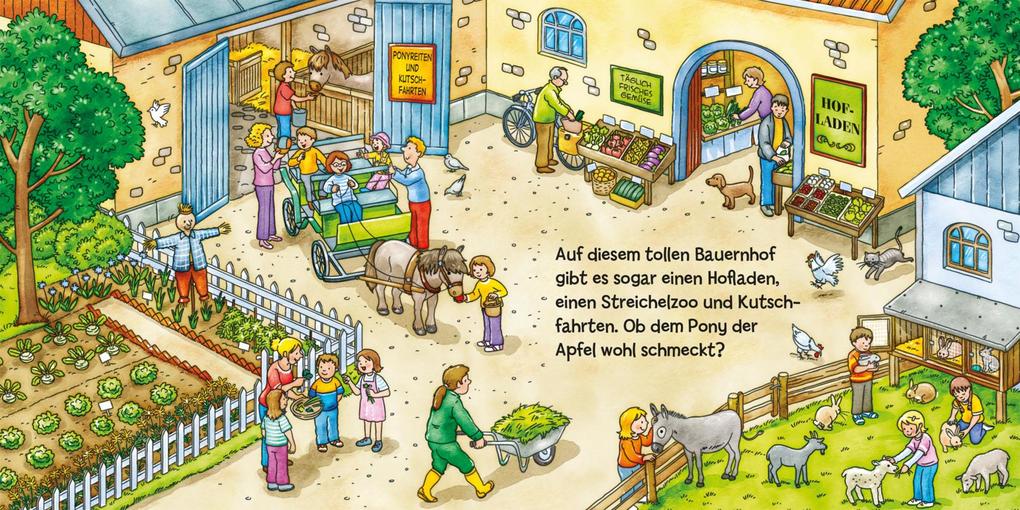 Weitere Ansicht: Buggy-Bücher: Mein Buggy-Wimmelbuch: Bauernhof | Julia Hofmann