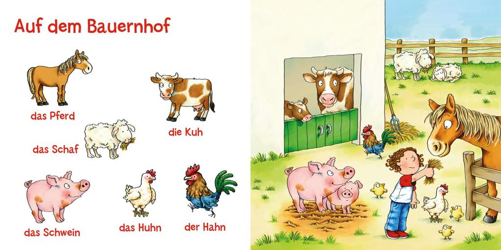Weitere Ansicht: Buggy-Bücher: Mein Buggy-Bildwörterbuch: Meine Tiere | Lucia Fischer