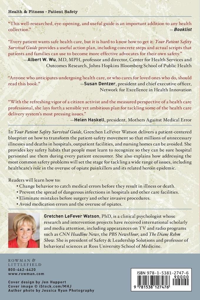 Weitere Ansicht: Your Patient Safety Survival Guide | Gretchen Lefever Watson