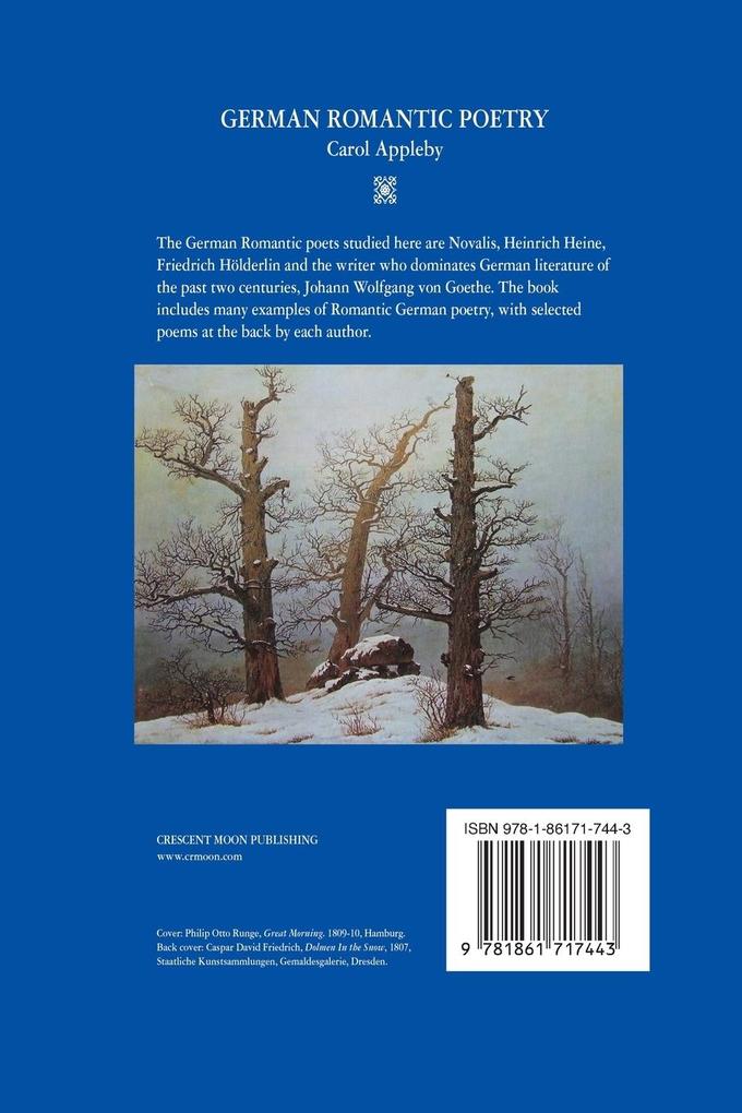 Weitere Ansicht: GERMAN ROMANTIC POETRY | Carol Appleby