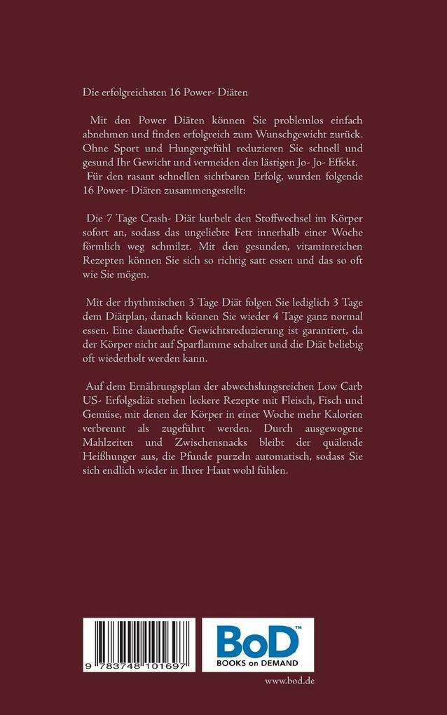 Weitere Ansicht: Die 16 erfolgreichsten Diäten schnell, gesund und dauerhaft Abnehmen | Lothar Arnold