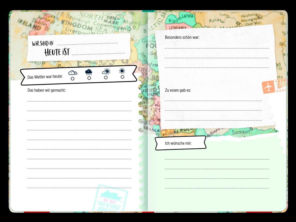 Weitere Ansicht: Reisetagebuch (Landkarte)