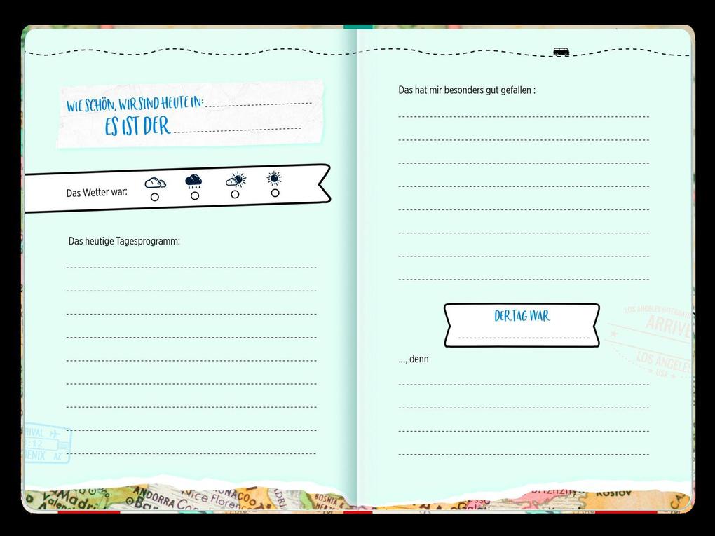 Weitere Ansicht: Reisetagebuch (Landkarte)