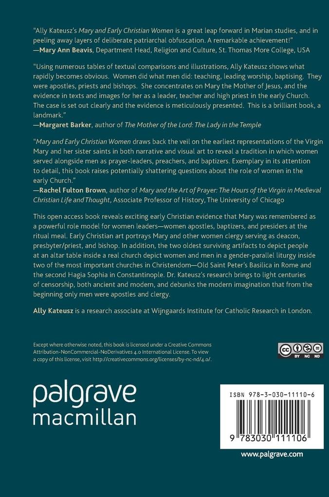 Weitere Ansicht: Mary and Early Christian Women | Ally Kateusz