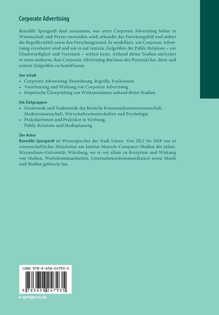 Weitere Ansicht: Corporate Advertising | Benedikt Spangardt