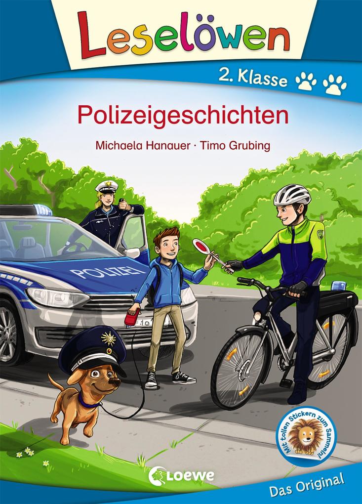 Produktbild: Leselöwen 2. Klasse - Polizeigeschichten | Michaela Hanauer