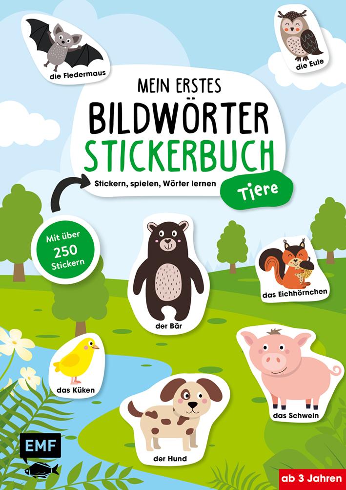 Produktbild: Mein erstes Bildwörter-Stickerbuch - Tiere