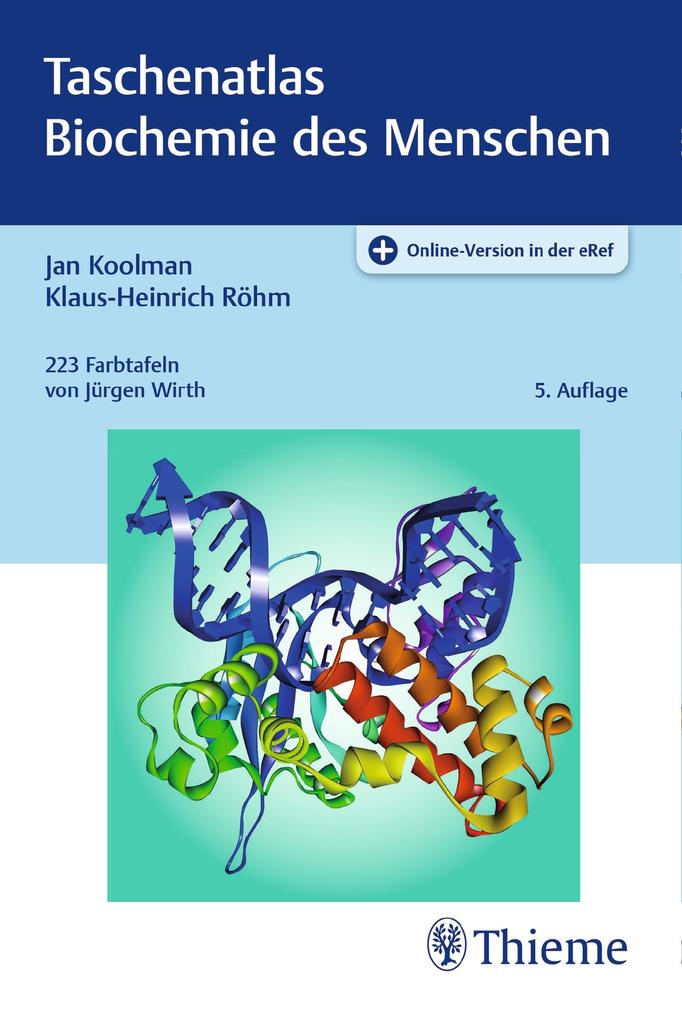 Produktbild: Taschenatlas Biochemie des Menschen | Jan Koolman, Klaus-Heinrich Röhm